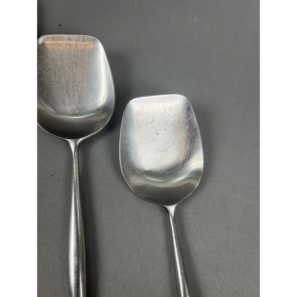 Lauffer DESIGN 3 Norway 4 Piece Serving Set: 1 Serving Fork 3 Serving Spoons
